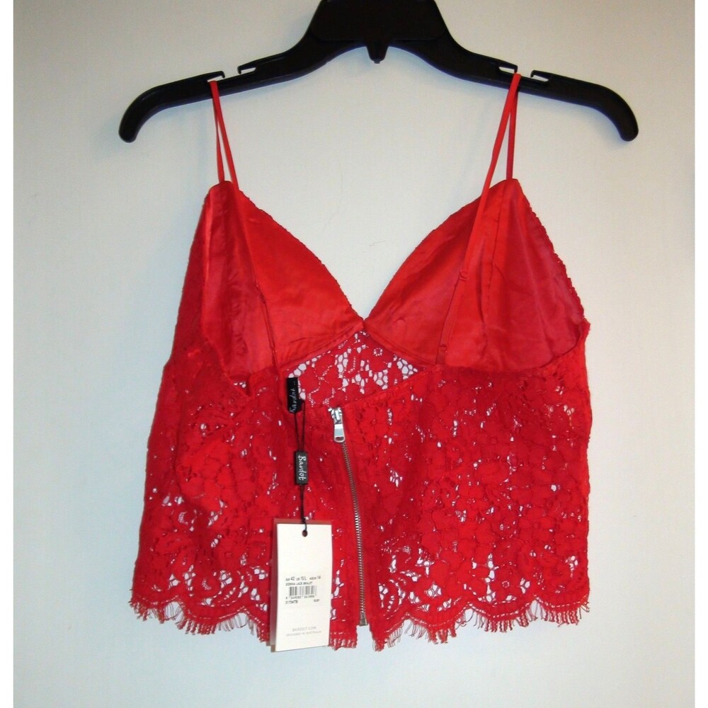 Bardot Sienna Floral Lace Bralette Crop Top - Picture 3 of 6